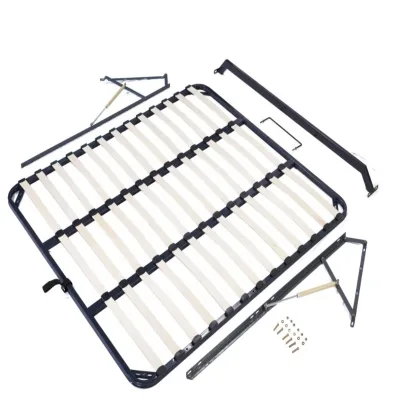 Twin Full Queen king Size Ottoman Folding Gas Lift Storage Bed Frame