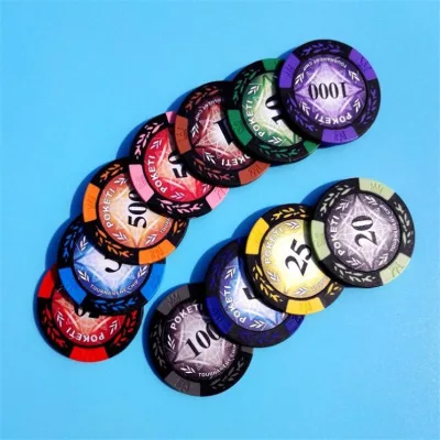 40mm Round Clay High Frequency 13.56mhz Casino Poker Chips RFID Anti-Theft Getsmart GSC-CA4040