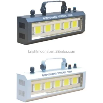 LED Stage Lamp 100W White Sound Activated Flash Disco Lights for Festival Parties Strobe Light