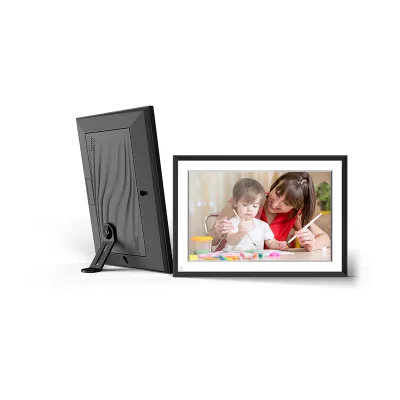 2024 New Arrival Custom Logo Digital Photo Frame Rechargeable with Touch Screen WiFi Function Features Cloud Portrait Slideshow