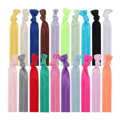 Hair Ties & Bands Elastic with Good Elasticity Solid Color Unisex Casual Style for Daily Use