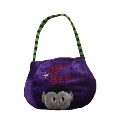 Halloween Decoration Candy Pumpkin Bag Portable Kids Gift Bag Witch Halloween Candy Bag
