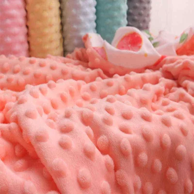 Dingda Knitting 100% Polyester Fabric - Super Soft Material - Suitable for Baby Pillows and Blanket Sets