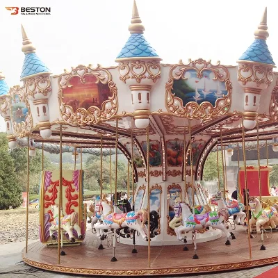 Amusement Park 24 Seats Fashion Royal Carousel Rides for Sale