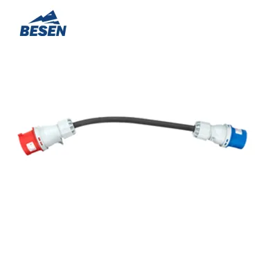 32A3P CEE Socket+cable + 32A1P CEE Plug