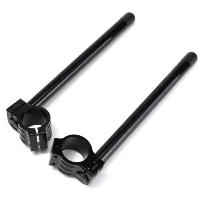 Cafe Racer Motorcycle Handlebar Racing Adjustable CNC 31/32/33/35/36/37//39/41/45/48/50/51 mm Clip on  Handle Bar