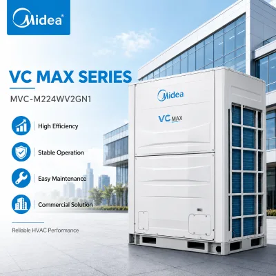 For Vc Series VRF Commercial Central Air Conditioner 8-32HP Cooling Capacity DC Inverter Scroll Compressors App-Controlled