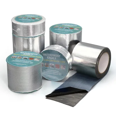 5cm Width Roofing Repair Sealant Tape Butyl Seal Aluminum Roll Waterproof Butyl Tape