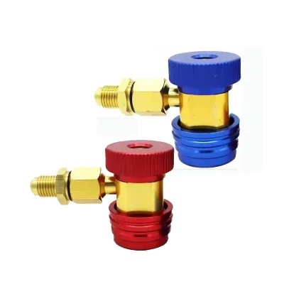 R134A Brass Quick Coupler 1/4" SAE