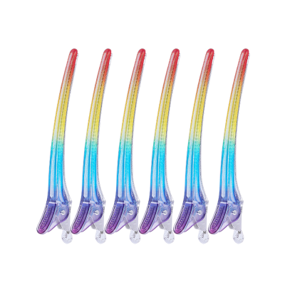 Rainbow Crystal Hairdressing Clip Special Hairdressing Products