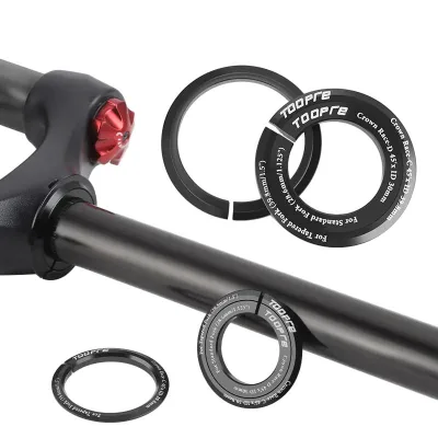 Bike Headset Base Spacer 28.6 Inch to 1.5 Inch Crown Opening Tapered Straight Fork Cycling Parts Bowl Set Bottom Gear