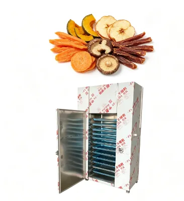Large Capacity Industrial Food Drying Machine Fruit Vegetable Beef Jerky Dehydrator for Food Processing Plant