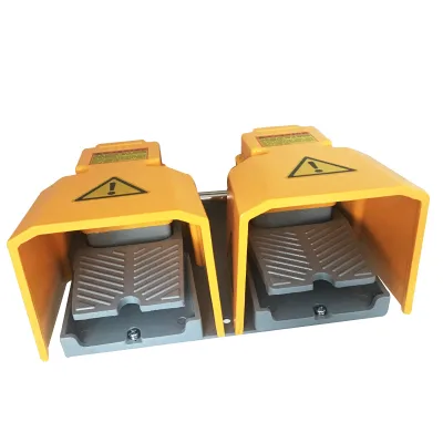 KACON HRF-HD201P Two sets of heavy-duty aluminum alloy foot switches combined Contact form: 1a+1b for each group IP65