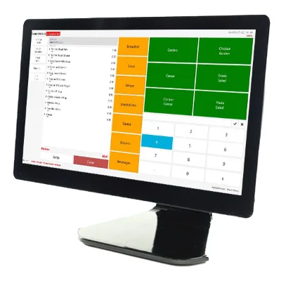 15 Inch Single Touch Screen Intel Core-I7 Windows 4GB RAM 64GB SSD All-in-One Cheap Cash Register POS System for Retail Shops