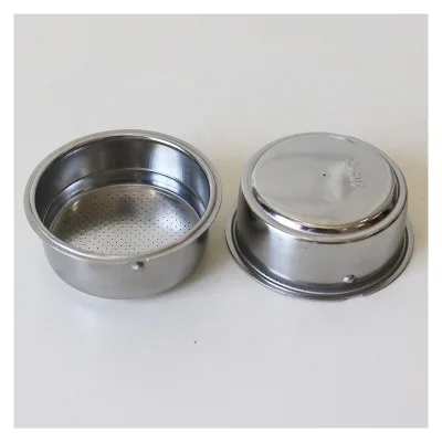 51mm 2 Cups Pressurized Eco-Friendly Stocked Coffee Bottomless Portafilter 304 Stainless Steel Filter Basket