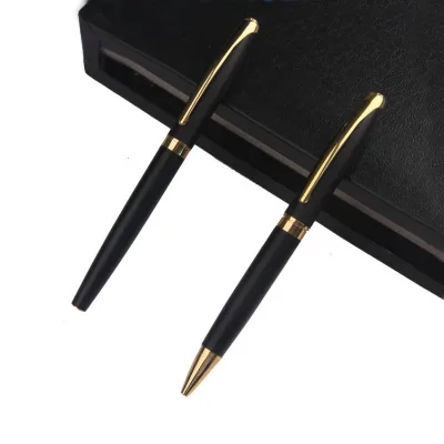 Manufacturer's Wholesale Black Metal Signature Pen. Exclusive Gift for Men in the Office Customized logo Signature Pen