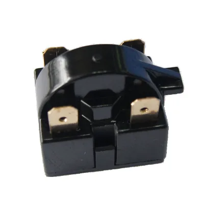 220V Copper Electric Refrigerator PTC Starter Relay New Black for Heat Exchanger Parts