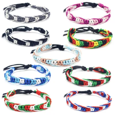 Nepalese Style Hand-woven Multi-color Optional Handstring for Men and Women Universal Bracelet