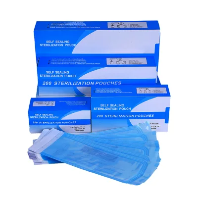 130*260 mm Ready to Ship Small MOQ Self Sealing Sterilization Pouch