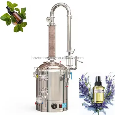 Household Stainless Steel Water Distiller Moonlight Whiskey Double Tower Toaster Custom Alcohol Distiller
