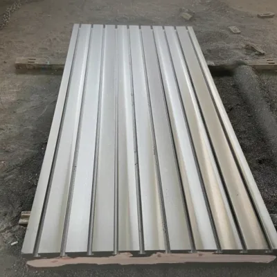 Custom Size T Shaped Groove Bottom Plate High Precision Cast Iron T Slot Base Plate for 3D Welding Table Jig Fixture Positioning