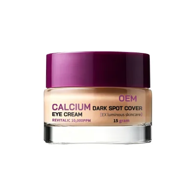 Customized Eye Cream Calcium Dark Spot Cover Skin Care Eye Cream Lifting Dark Circles & Under Eye Bags Relief