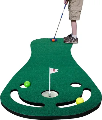 Golf Putting Green Mats Set for Golf Putting Use Practicing Putt Green Carpet for Children Putting Indoor Outdoor
