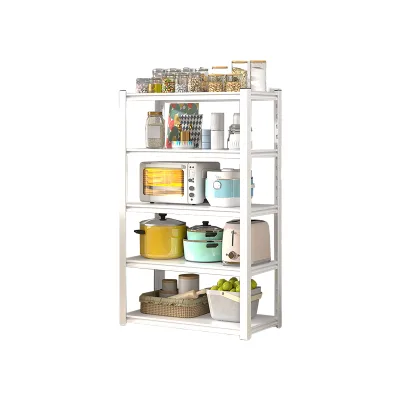 Removable Storage Rack Multifunctional Kitchen Shelves Storage Holders Shelf Folding Rack Wheels