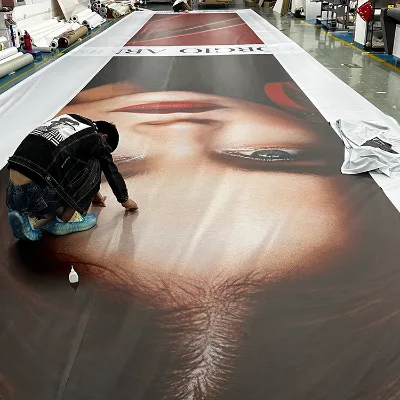 Custom 5M PVC Vinyl Banner Printing No Joint Heavy Duty Stadium Billboard Construction OEM