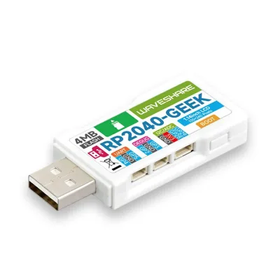 RP2040-GEEK Development Board 1.14 Inch 65K Color LCD USB Debugging Downloader Microcontroller Based Electronic Modules Kits