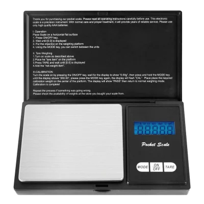 HY-CS Pocket Scale 0.01g 500g Professional Mini Digital Scale Diamond Weighing Scale