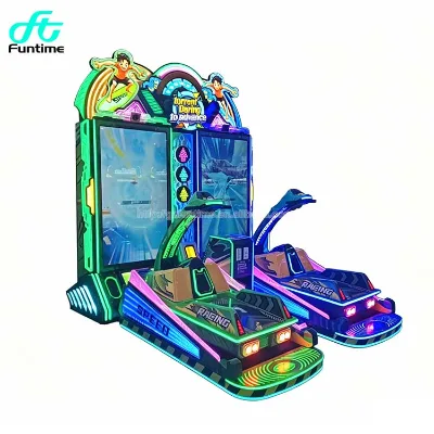Funtime High Quality Dynamic Motorcycle Racing Video Game Simulator Coin Operated for Indoor Amusement Parks