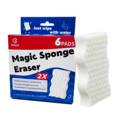 Cleaning sponge High Density Melamine Sponge 6 pack 16 density Double Compression 2 stronger shoe cleaning