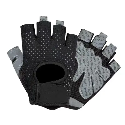 HWH-0079#Workout Fitness Half Finger Cycling Gloves Weight Lifting Gym Gloves Exercise Pressure Exposed Rehabilitation Training