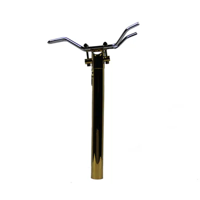 27.2*25.2*300mm Split Type Chromium Molybdenum Steel Bicycle Seat Post With Flower Joint Seat Tube for Mountain Road Bikes