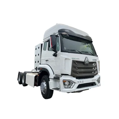 High Roof CNG Hohan 430/440HP Howo NX 6X4 CNG Natural Gas Tractor Truck Head Trailer Truck Refurbished for Sale