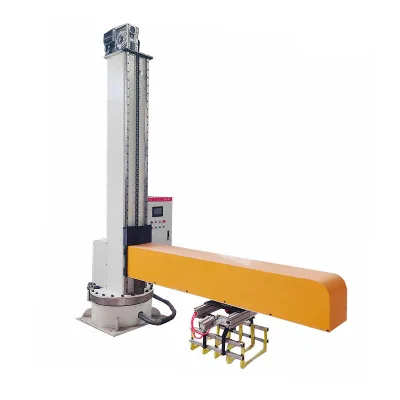 Benson Source Factory Supplies Automatic Robot Column Palletizer for Rice Bag Stacking