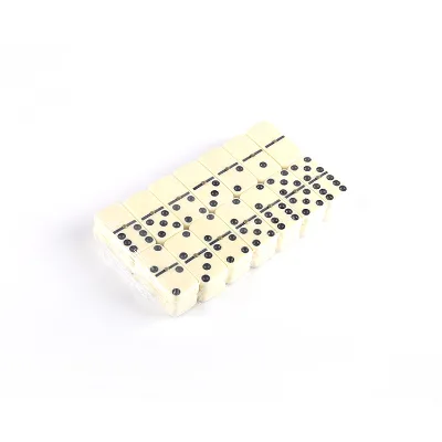 Wholesale Intelligent Games for Adults Chinese Domino Card Packaging Suitcase Box (PVC Case Ivory/White Dominoes Sets