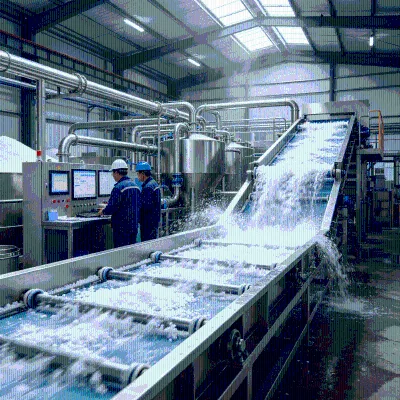 Custom Output Salt Washing Refining Production Line Food Grade Industrial Grade Salt Purification Equipment