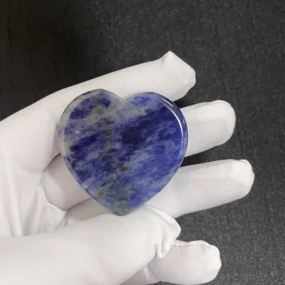 2026 100% Top Quality Polished Crystal Sodalite Worry Stone Malachite Tumbled Gemstone with Customized in Bulk Quantity