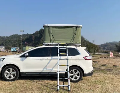Hot Sale Outdoor Waterproof Camping Off Road Foldable ABS Tente 4X4 Roof Top Tent with Hard Cover