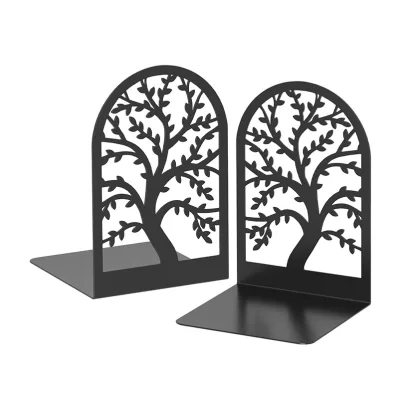 Modern Designer Metal Bookends with Travertine Leopard Roman Planter Knight Stag Bookends for Home Use Handicraft Style
