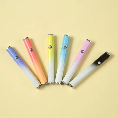 New Hot Selling Windproof Cigarette Lighter Gradient Color Low-power USB Charging Lighter Factory Directly