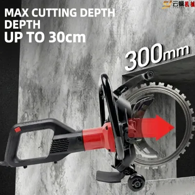 Brushless Ring Saw Wall Slot Cutting Machine for House Hydropower Installation Factory Wall Hand Chaser