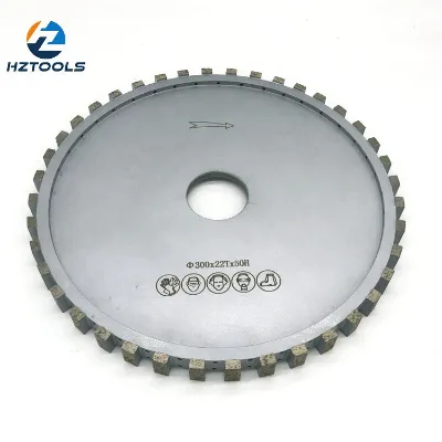 D300*22T*50mm Diamond Thickness Fixed Calibrating Milling Wheel for Granite,marble
