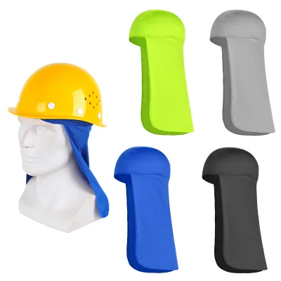 New Breathable Helmet Liner With Neck Shield Sweat Wicking Hard Hats Windproof Custom Logo Caps With Long Tail Headwear Liner