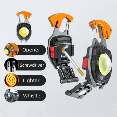 Multiple Functions Usage Rechargeable Work Light Flashlight