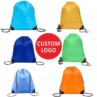 Eco-Friendly Recycled Logo Print White Cotton Canvas Shoe Dust Jewelry Draw String Pouch Custom Drawstring Trash Bag