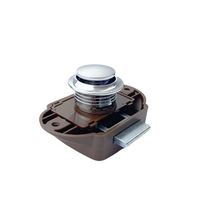 Push Button Motorhome Catch Cupboard Door Knob Latch RV Push Lock Caravan Door Lock RV Cabinet