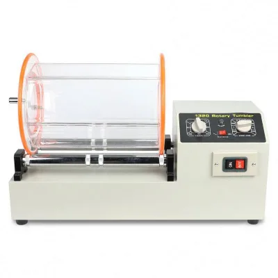 Polisher Tumbler16kg Capacity Mini Rotary Tumbler Machine with Timer Polisher Finisher for Stone